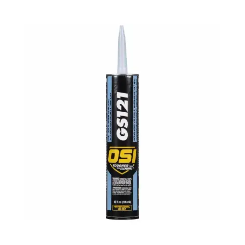 GS121 Series Gutter and Seam Sealant, Clear, Paste, 10 oz Cartridge GS121 Series Gutter and Seam Sealant, Clear, Paste, 10 oz Cartridge