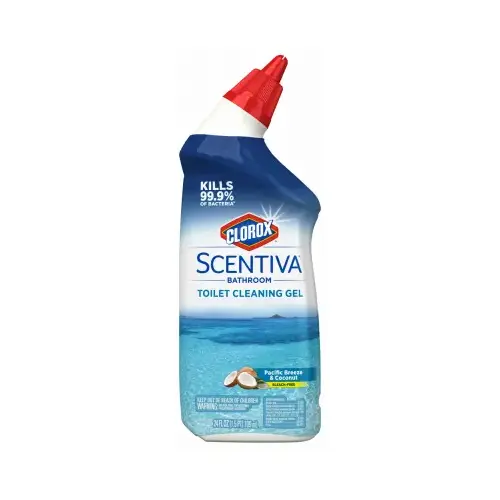 Scentiva Toilet Bowl Cleaning Gel, Pacific Breeze & Coconut, 24-oz.