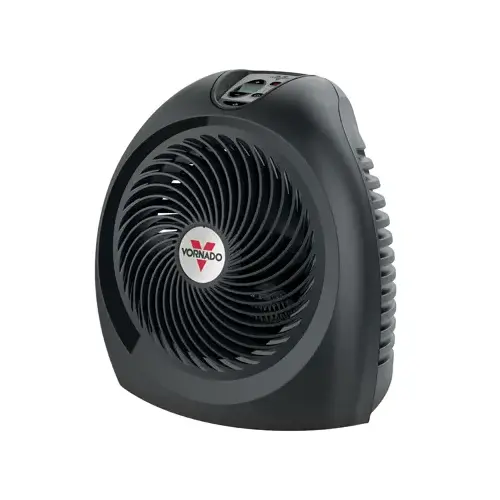 AVH2 Series EH1-0104-06 Smart Vortex Heater, 13 A, 120 V, 750/1500 W, 5120 Btu Heating, 2-Heating Stage Black