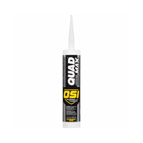 QUAD MAX Sealant, Gray, -14 to 158 deg F, 9.5 oz Cartridge