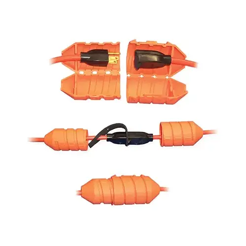 Orange Plastic Extension Cord Lock Orange Plastic Extension Cord Lock