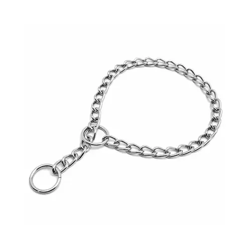 Dog Collar, Light Weight Chain, Toy Size, 14-In.