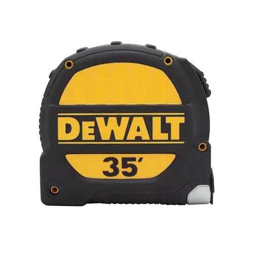 Tough Series Tape Measure, 35 ft L Blade, 1-1/4 in W Blade, Steel Blade, Plastic Case Tough Series Tape Measure, 35 ft L Blade, 1-1/4 in W Blade, Steel Blade, Plastic Case