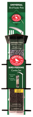 WOODSTREAM CORPORATION EVENSEEDPK Evenseed Silo Bird Feeder, Holds 3-Lbs. clear