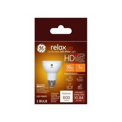 LED Light Bulb, Pr20, Diffused Soft White, 600 Lumens, 7-Watts LED Light Bulb, Pr20, Diffused Soft White, 600 Lumens, 7-Watts