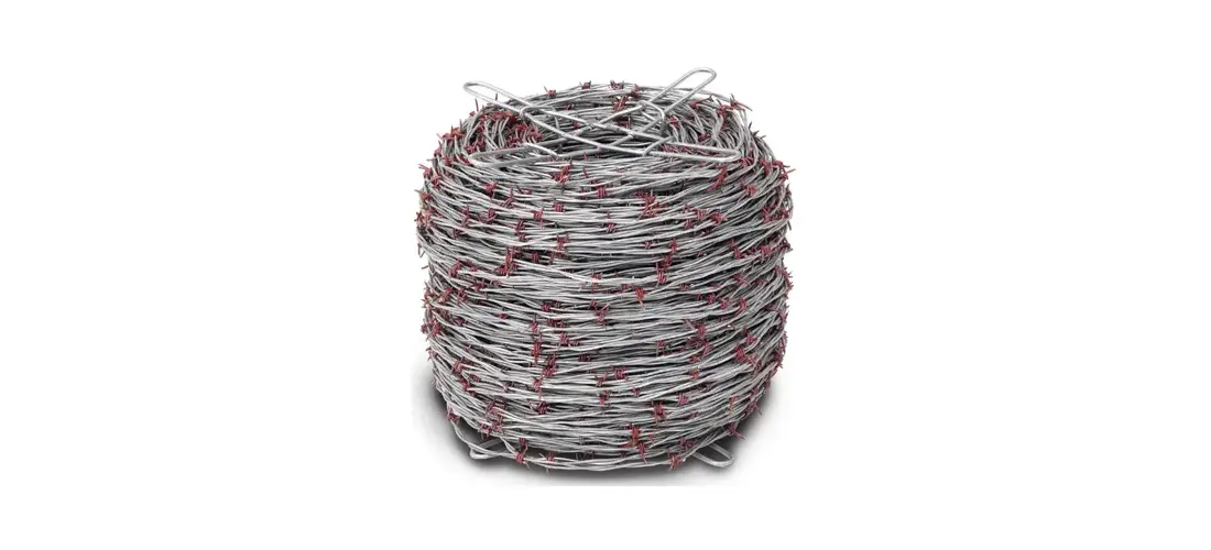 Red Brand 70481-XCP27 Barbed Wire, 1320 ft L, 12-1/2 Gauge, 5 in