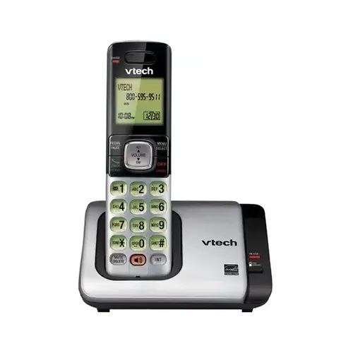 Cordless Phone System, Caller ID/Call Waiting, Black