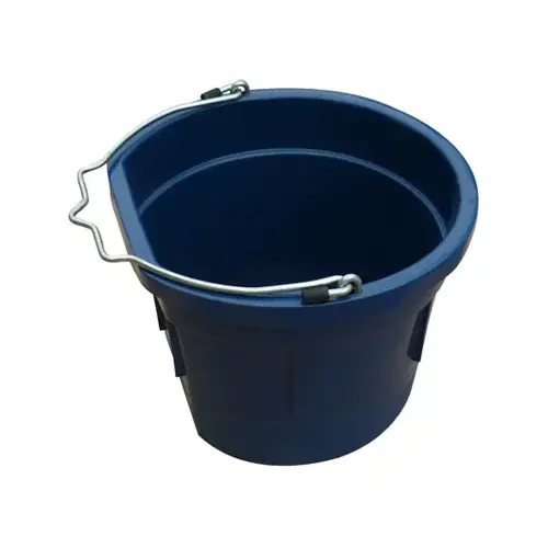 Utility Bucket, Flat Sided, Dark Blue Resin, 8-Qts. Utility Bucket, Flat Sided, Dark Blue Resin, 8-Qts.