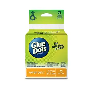 Glue Dots 12296-75 Pop-Up Adhesive Roll, 75-Ct.