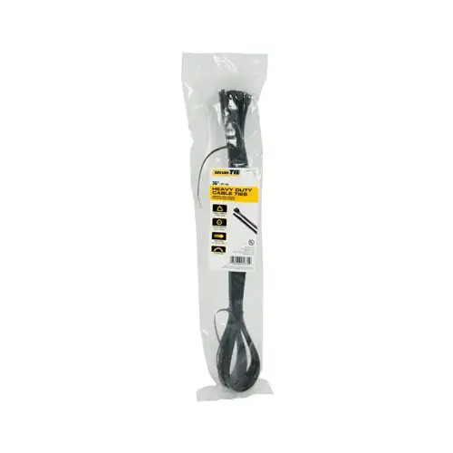 Extra Heavy Duty, UV Black, 36-In - pack of 10 Extra Heavy Duty, UV Black, 36-In - pack of 10