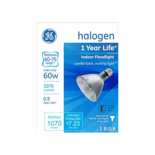 Indoor Halogen Flood Light, 60-Watts Indoor Halogen Flood Light, 60-Watts