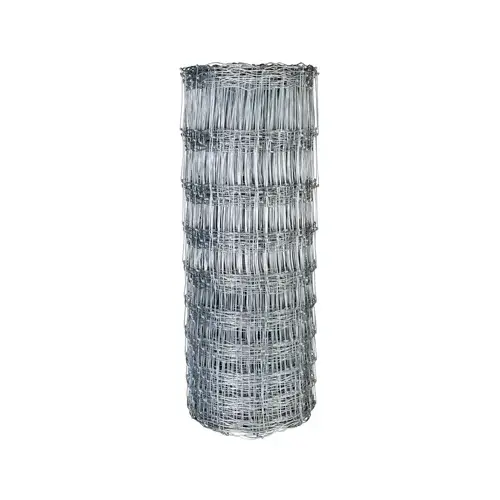 Field Fence, 330 ft L, 39 in H, 12-1/2 Gauge, Low Carbon Steel Field Fence, 330 ft L, 39 in H, 12-1/2 Gauge, Low Carbon Steel