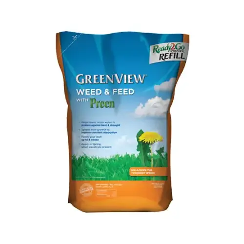 Weed & Feed Fertilizer, Covers 2,500 Sq. Ft., 7-Lbs. Weed & Feed Fertilizer, Covers 2,500 Sq. Ft., 7-Lbs.