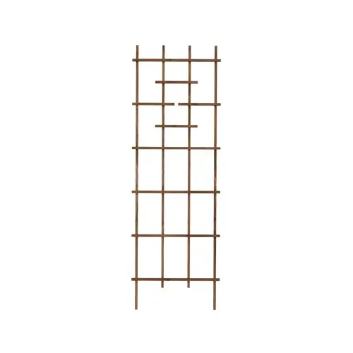 72 In. Brown Wood Ladder Trellis
