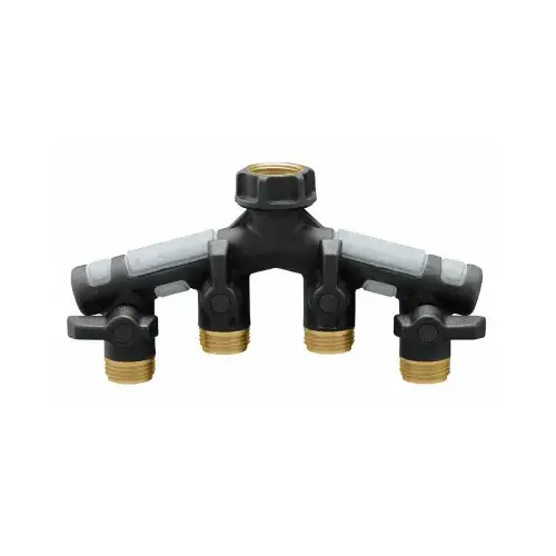 Pro Flo Metal Manifold With Shut-Off Pro Flo Metal Manifold With Shut-Off