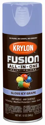KRYLON DIVERSIFIED BRANDS Fusion All-In-One Spray Paint + Primer Gloss Icy Grape 12-oz. K02709007