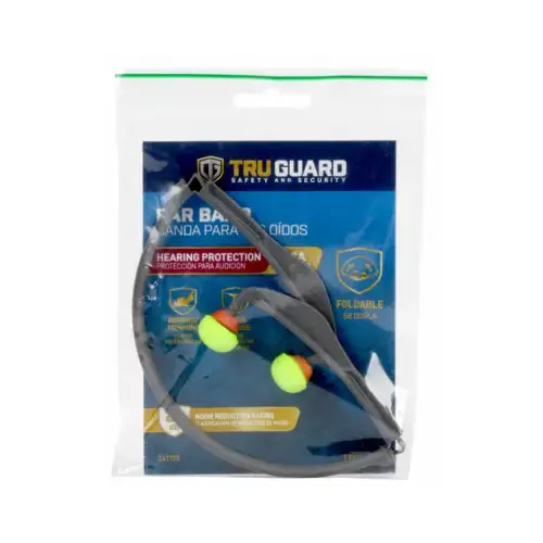 Banded Ear Plugs With Foam Caps, Pair Banded Ear Plugs With Foam Caps, Pair