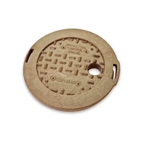 6" Round Overlapping Cover, Sand