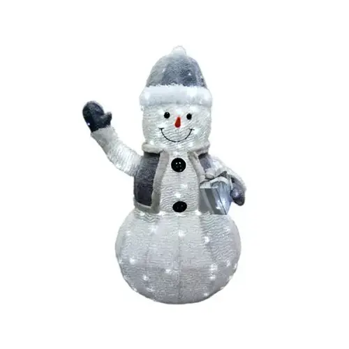 LED Twinkling Snowman, 50-In. LED Twinkling Snowman, 50-In.