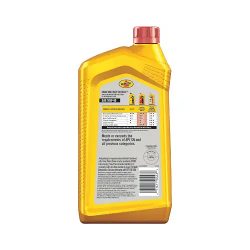 High-Mileage Motor Oil, 10W-40, 1-Qt. - pack of 6