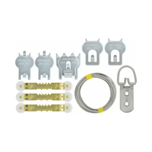 13-Pc. No-Tools Picture Hanging Kit, Holds 20-60-Lbs. 13-Pc. No-Tools Picture Hanging Kit, Holds 20-60-Lbs.