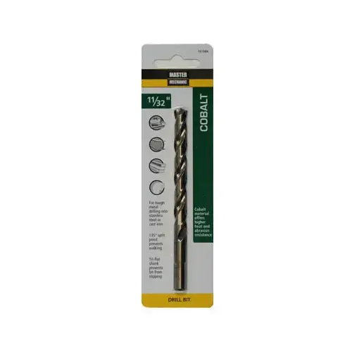 9/32 x 4-1/4-In. Cobalt High-Speed Drill Bit