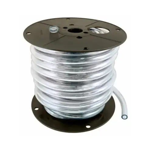 Reel Clear Vinyl Tubing, Flexible, 1/4-In. x 400-Ft Reel Clear Vinyl Tubing, Flexible, 1/4-In. x 400-Ft