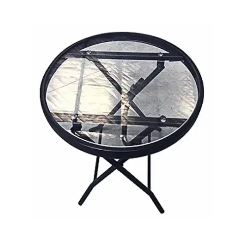 Marbella Side Table, Steel, 16-In. Round