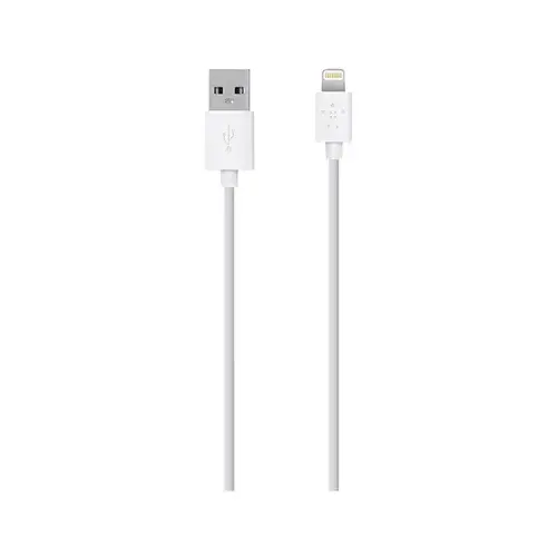 Mixit Lightning USB iPhone Cable, White, 4-Ft.