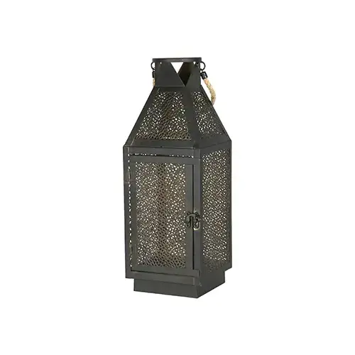 LED Filigree Lantern, Battery-Powered, 16-In. LED Filigree Lantern, Battery-Powered, 16-In.