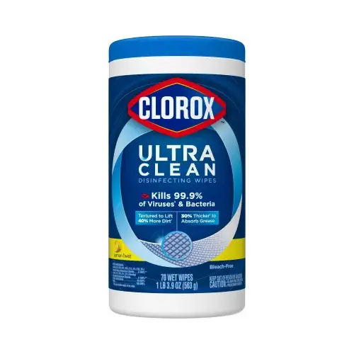 Micro Scrubbers Disinfecting Wipes, Lemon, 70-Ct.