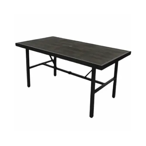 Nantucket Patio Dining Table, Steel, 40 x 72-In. Nantucket Patio Dining Table, Steel, 40 x 72-In.