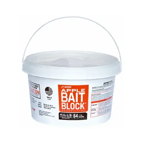 704AP Bait Block Rat and Mouse Poison, 4 lb Pail