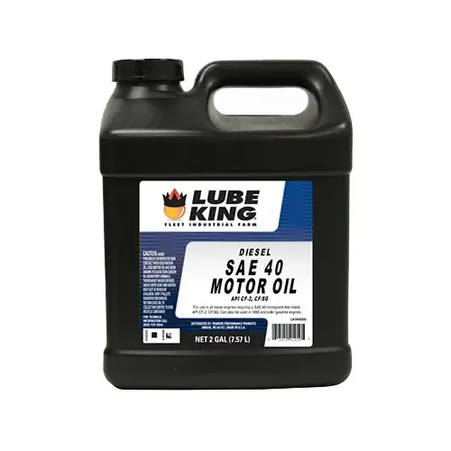 Diesel Engine Oil, SAE 40W, 2-Gallons