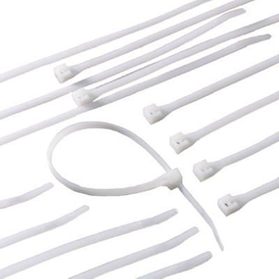 GB 46-315 Cable Tie, Double-Lock Locking, 6/6 Nylon, Natural - pack of 100