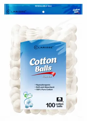 DELTA BRANDS INC. Pure Cotton Balls 100-Ct. 10756-24