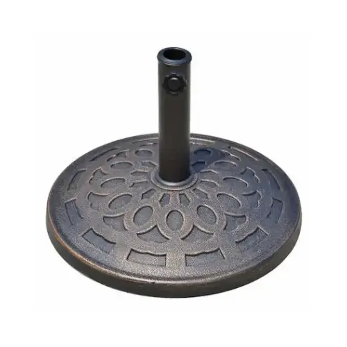 Umbrella Base, Bronze, 18-In. Umbrella Base, Bronze, 18-In.