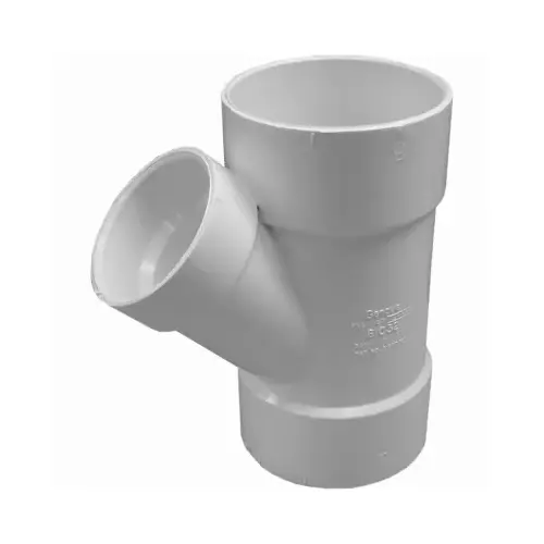 Schedule 30 PVC DWV Reducing Wye, 3 x 2-In. Schedule 30 PVC DWV Reducing Wye, 3 x 2-In.
