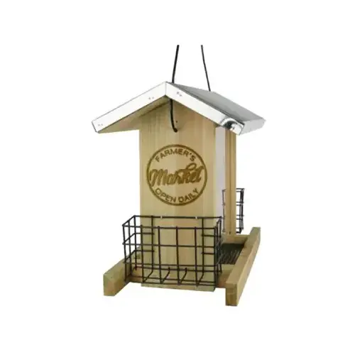Rustic Bird Feeder, Cedar