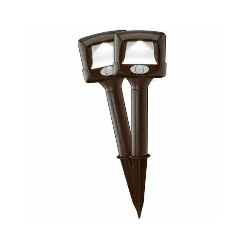 NetBright Motion-Sensing Path Lights, 30 Lumens Pair NetBright Motion-Sensing Path Lights, 30 Lumens Pair