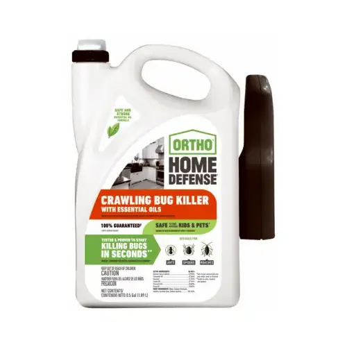 Home Defense Crawling Bug Killer, 1/2-Gallon Ready-to-Use Home Defense Crawling Bug Killer, 1/2-Gallon Ready-to-Use