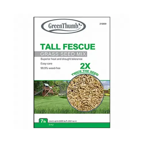 Tall Fescue Grass Seed Mix, 7-Lbs., Covers 1,750 Sq. Ft. Tall Fescue Grass Seed Mix, 7-Lbs., Covers 1,750 Sq. Ft.