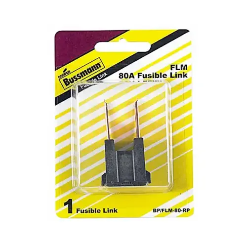 Male Termination Fusible Link, Black, 80-Amp Male Termination Fusible Link, Black, 80-Amp