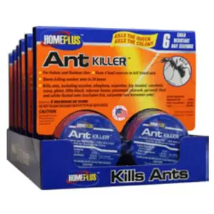 pic AT-6ABMETAL Homeplus Ant Killer, Gel, Sweet Tan - pack of 6