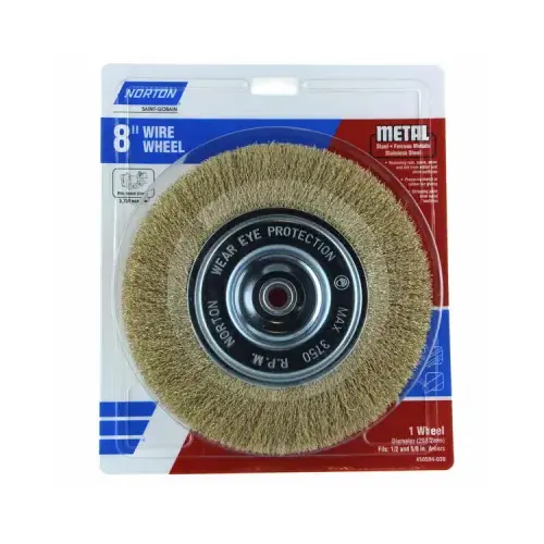 Wire Wheel Brush, 8-In.