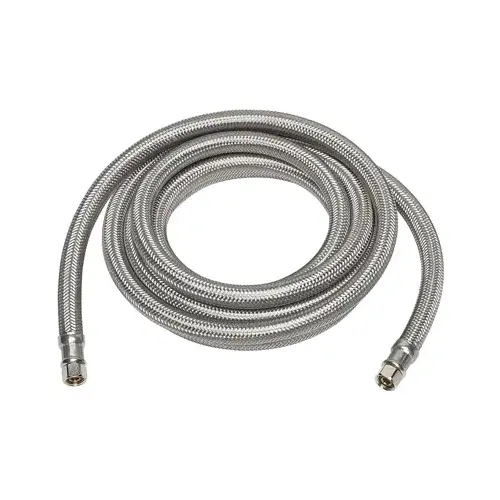 Dishwasher Supply Line, Stainless Steel, 3/8 Compression x 60-In. Dishwasher Supply Line, Stainless Steel, 3/8 Compression x 60-In.