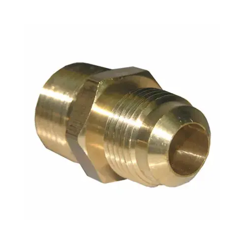 Brass Adapter, 1/2 Flare x 1/2-In. MPT Brass Adapter, 1/2 Flare x 1/2-In. MPT