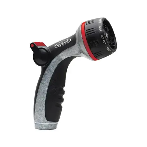 Spray Nozzle, Thumb-Flow Control, 10-Pattern, Heavy Metal Spray Nozzle, Thumb-Flow Control, 10-Pattern, Heavy Metal