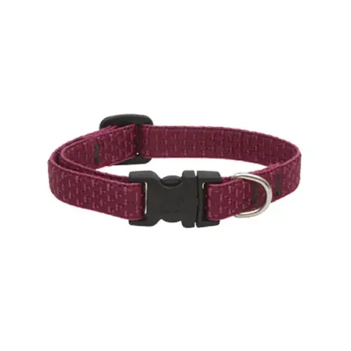 Eco Dog Collar, Adjustable, Berry, 1/2 x 10 to 16-In. Eco Dog Collar, Adjustable, Berry, 1/2 x 10 to 16-In.