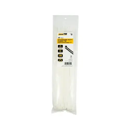 Standard Duty Cable Tie, 14-In - pack of 100 Standard Duty Cable Tie, 14-In - pack of 100